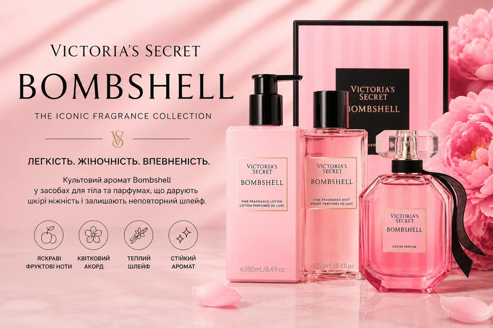 Серія Bombshell Victoria’s Secret — аромат, який став символом жіночності